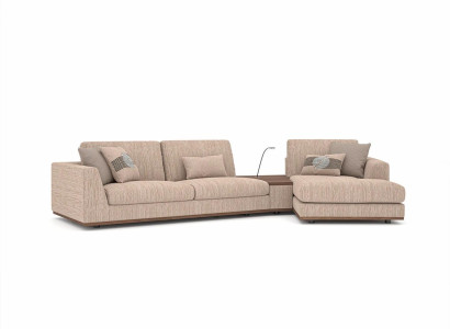 Designer Corner sofa L-shape Luxury Sofa Couch Living room Textile Upholstered furniture